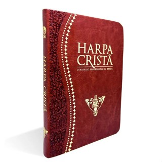 Harpa Cristã Luxo Grande | Marrom em Oferta na Shopee