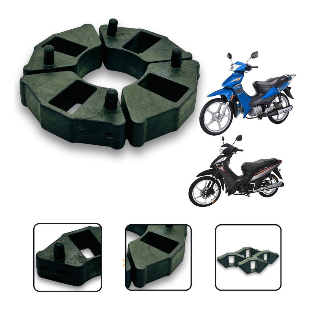 Bucha Coroa Coxim SHINERAY 50 DREAM 100 TRAXX 50 WEB 100 - EMBUS 173-E
