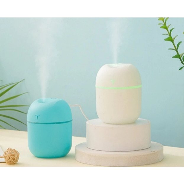 Mini Umidificador Egg USB 220ml com Luz LED Difusor Portátil — imagem 2 de 2