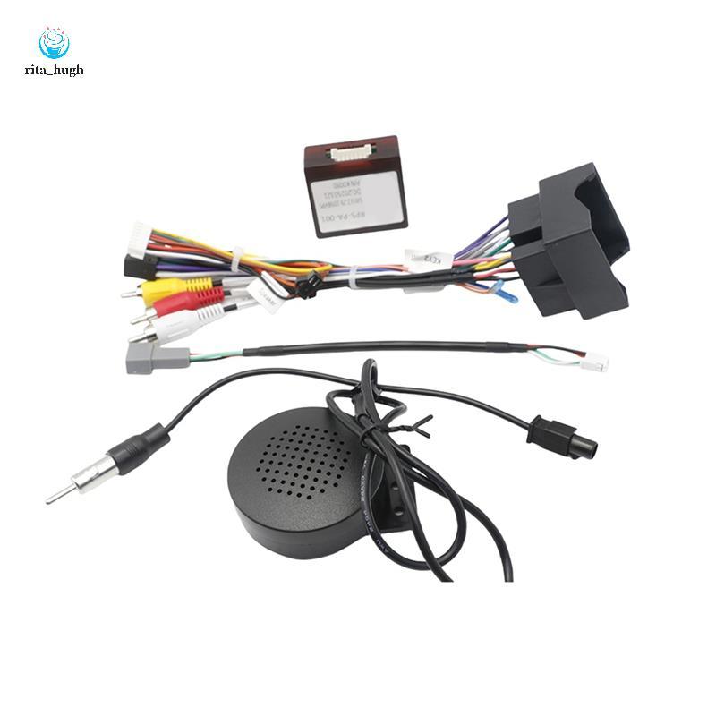 Rádio Do Carro Multimídia Cabo De Alimentação Cablagem Canbus Caixa Para 307 2008 408 Jumpy Jumper C4L