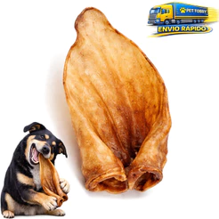 Orelha Bovina 100% Natural Comestivel Para Cachorros Petisco