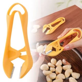 Descascador De Alho Fácil De Usar Manual Leve Rápido Resistente Prático Gadgets Removedor De Pele Cravo Peeling Clipe Pi