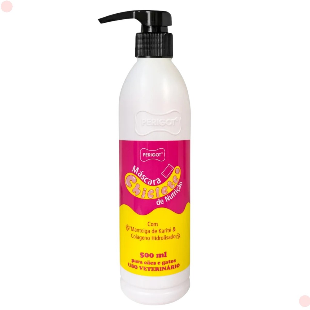 Mascara Nutritiva Chiclete Perigot Cães e Gatos Pet Shop