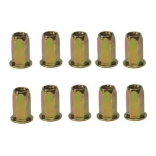 Rebite com Rosca Sextavado 5mm (Porca Rebite) 20 Peças