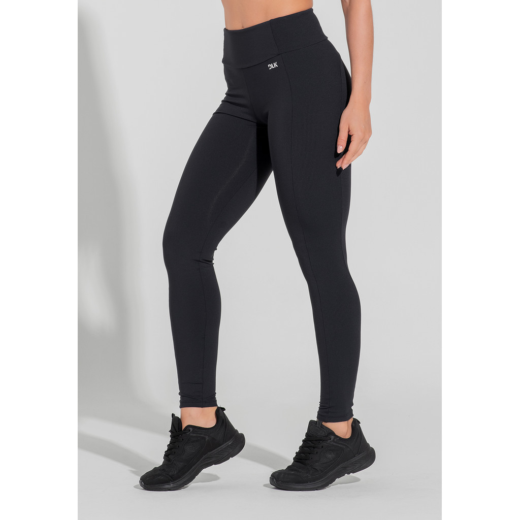 Legging Fitness Feminina com Canelado Motion Lines DLK
