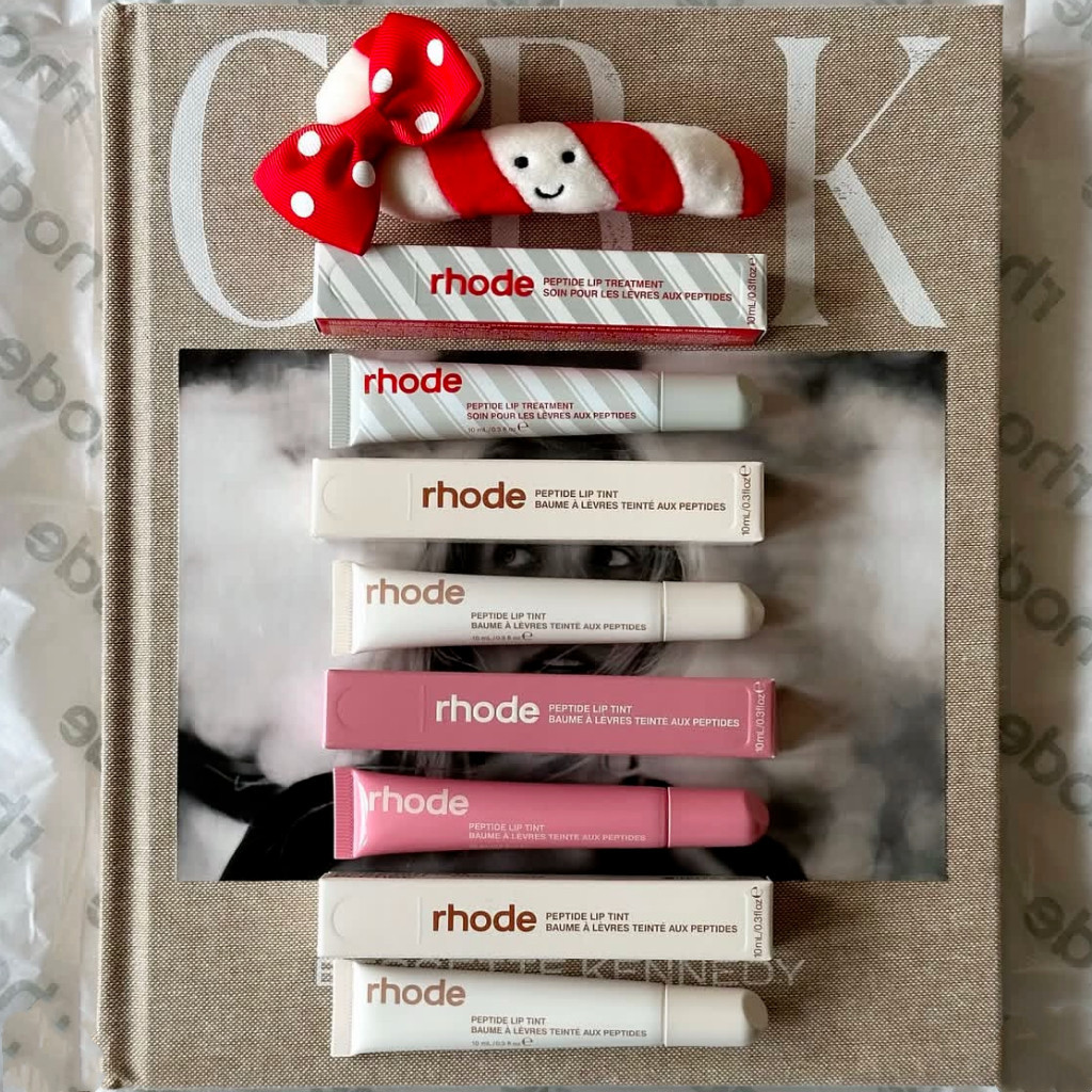 Rhode Hailey Peptídeo Batom Hidratante Labial Colorido Bálsamo Framboesa Fita Torrada Espresso Lip Gloss Glaze