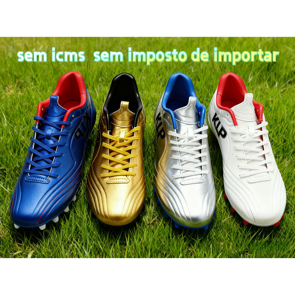Chuteiras de Futebol KLP Multifuncionais para Campo FG, Opções Multicoloridas, Unissex R9