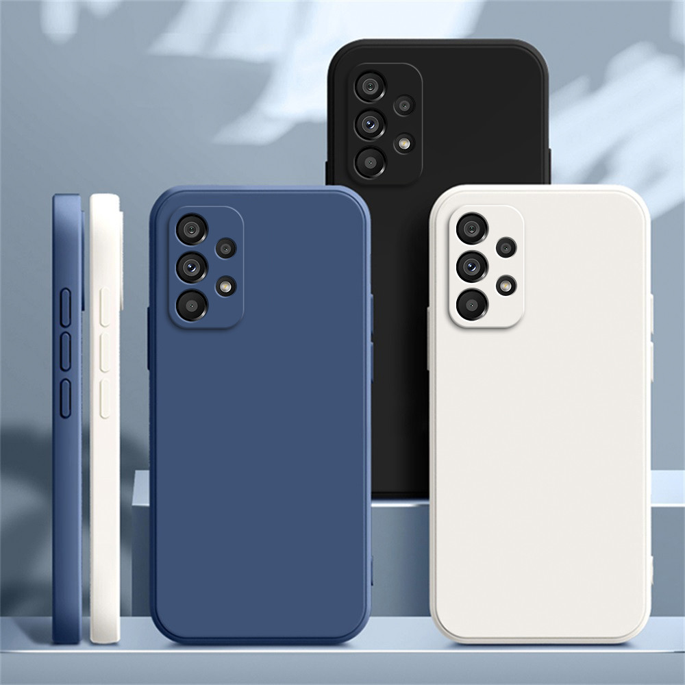 Capa De Silicone Original Para Samsung A13 A23 A33 A53 A73 A14 A24 A34 A54 A05 A15 A25 A35 A55 5G