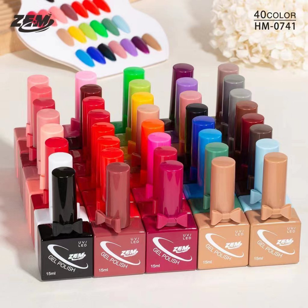 Kit 20 Esmalte Gel Zem ANVISA Coleção Completa 15ml Cores Sortidas Sem Repetir pronto entrega