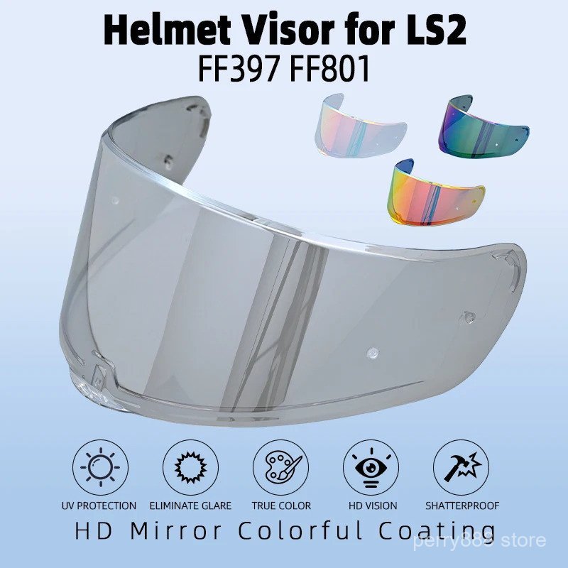 accesorios para moto motorcycle helmet visor lens for LS2 FF397 and FF801 capacetes de moto full helmet Clear Dark Smoke