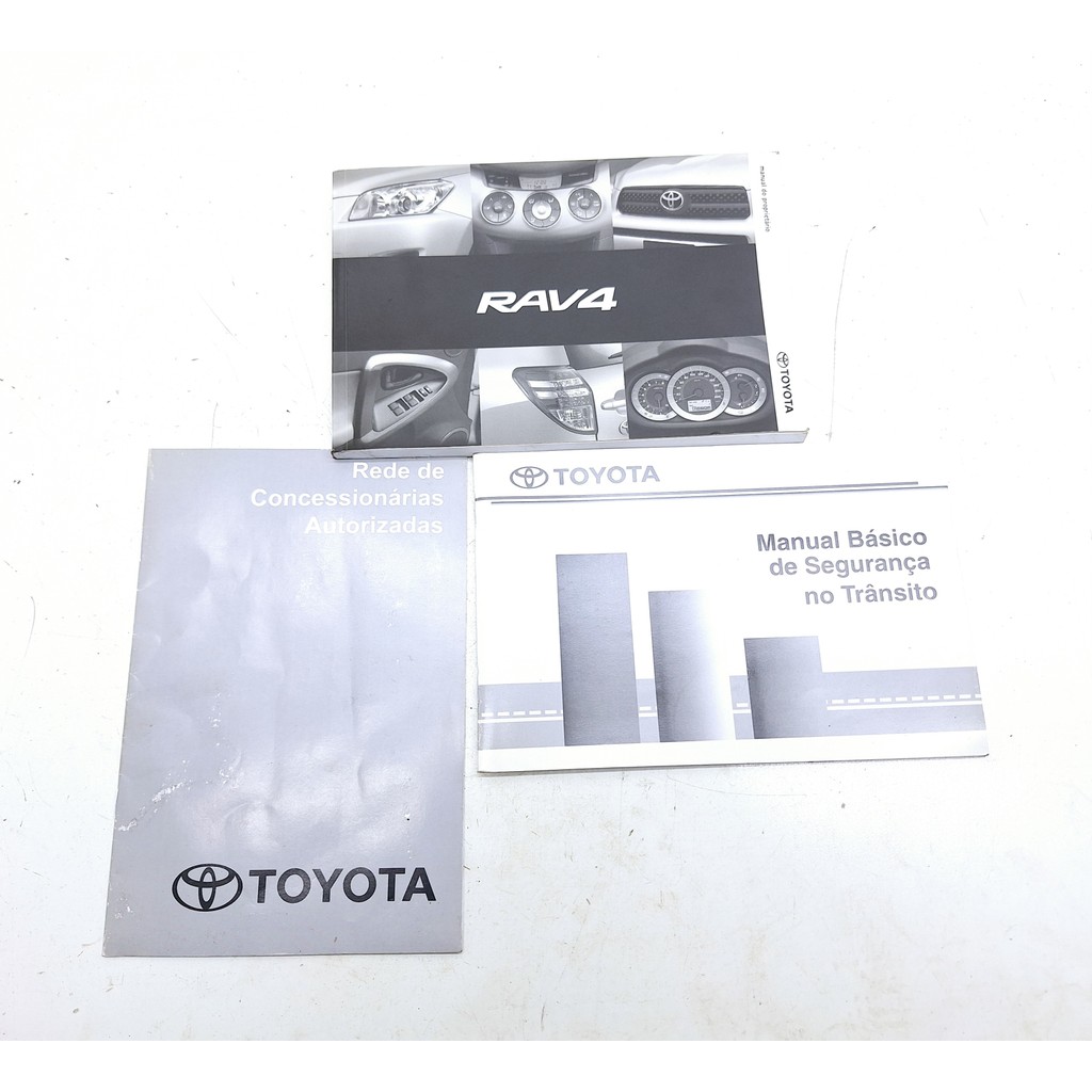 Manual Proprietário Toyota Rav4 2.4 Aut 4x4 2009/ 2010
