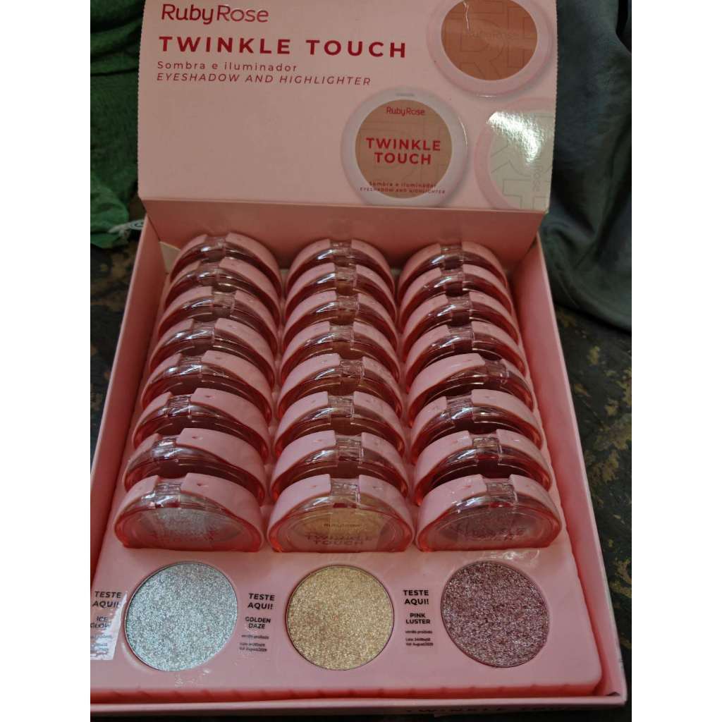 Sombra E Iluminador Twinkle Touch Ruby Rose Hbm1004 6g