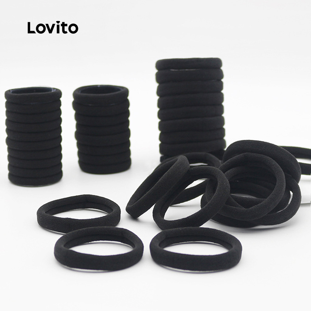 Lovito Laços de Cabelo minimalistas LCS28A222