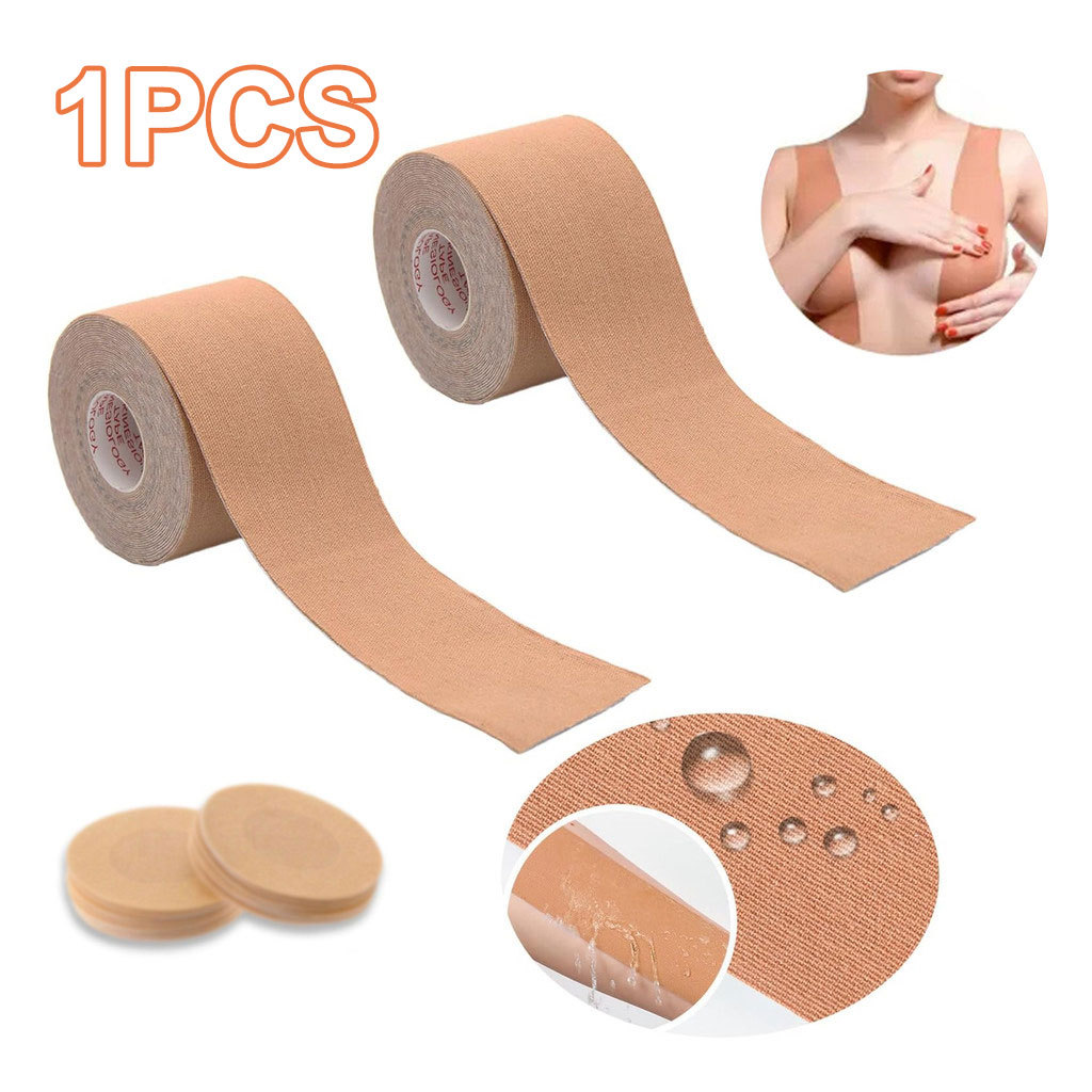 Kit De 2 Bandagem Elástica 5Cm X 5M - Fita Kinesio Tape Fisioterapia.