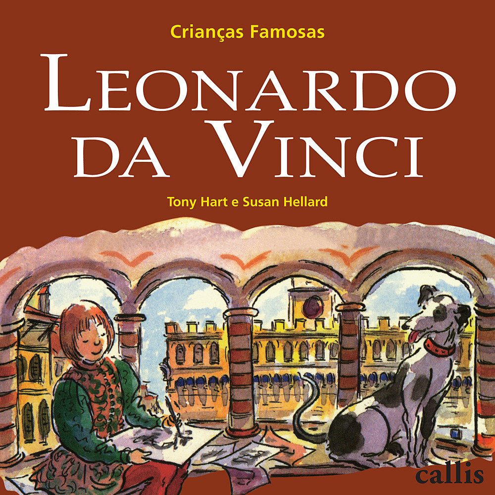 Livro Leonardo da Vinci - Crianças Famosas - Novo DFP