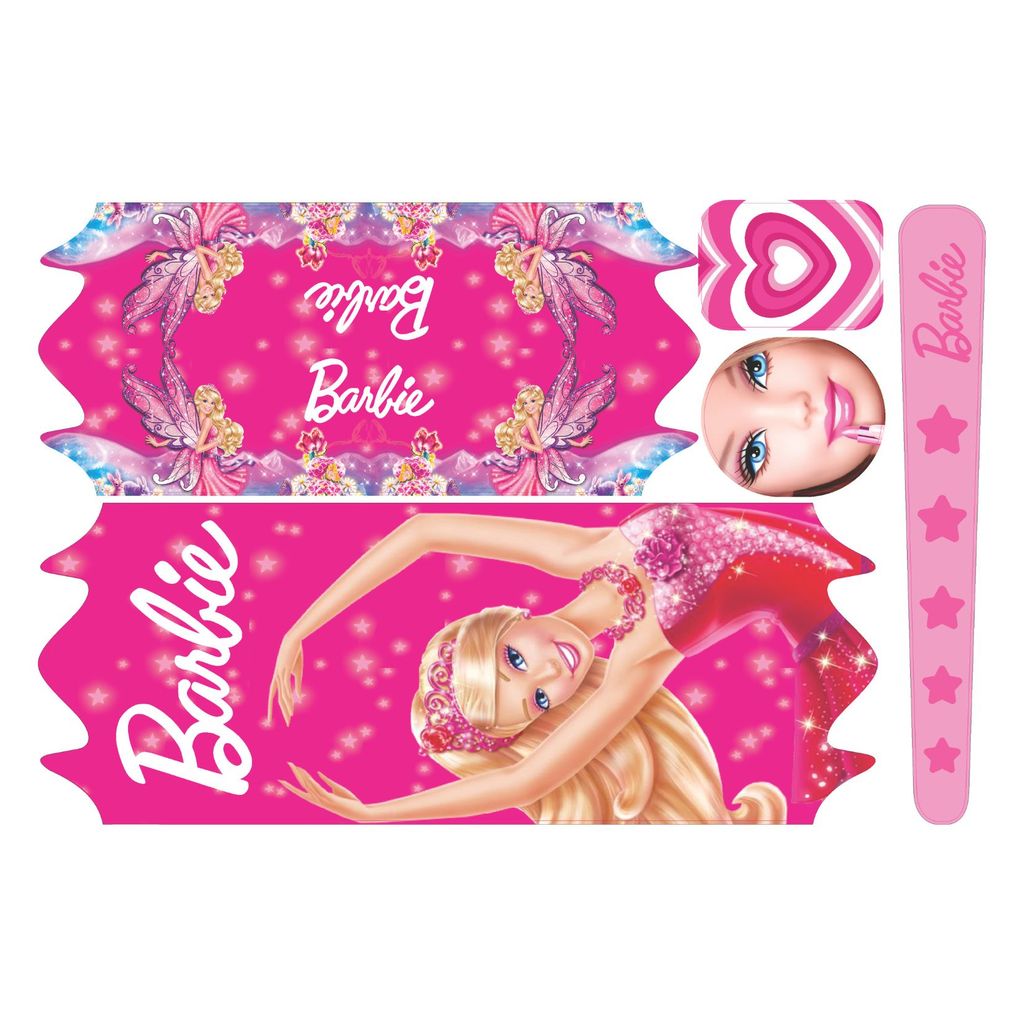 Adesivo Bicicleta Infantil Barbie Princesa Bailarina Fada Rosa