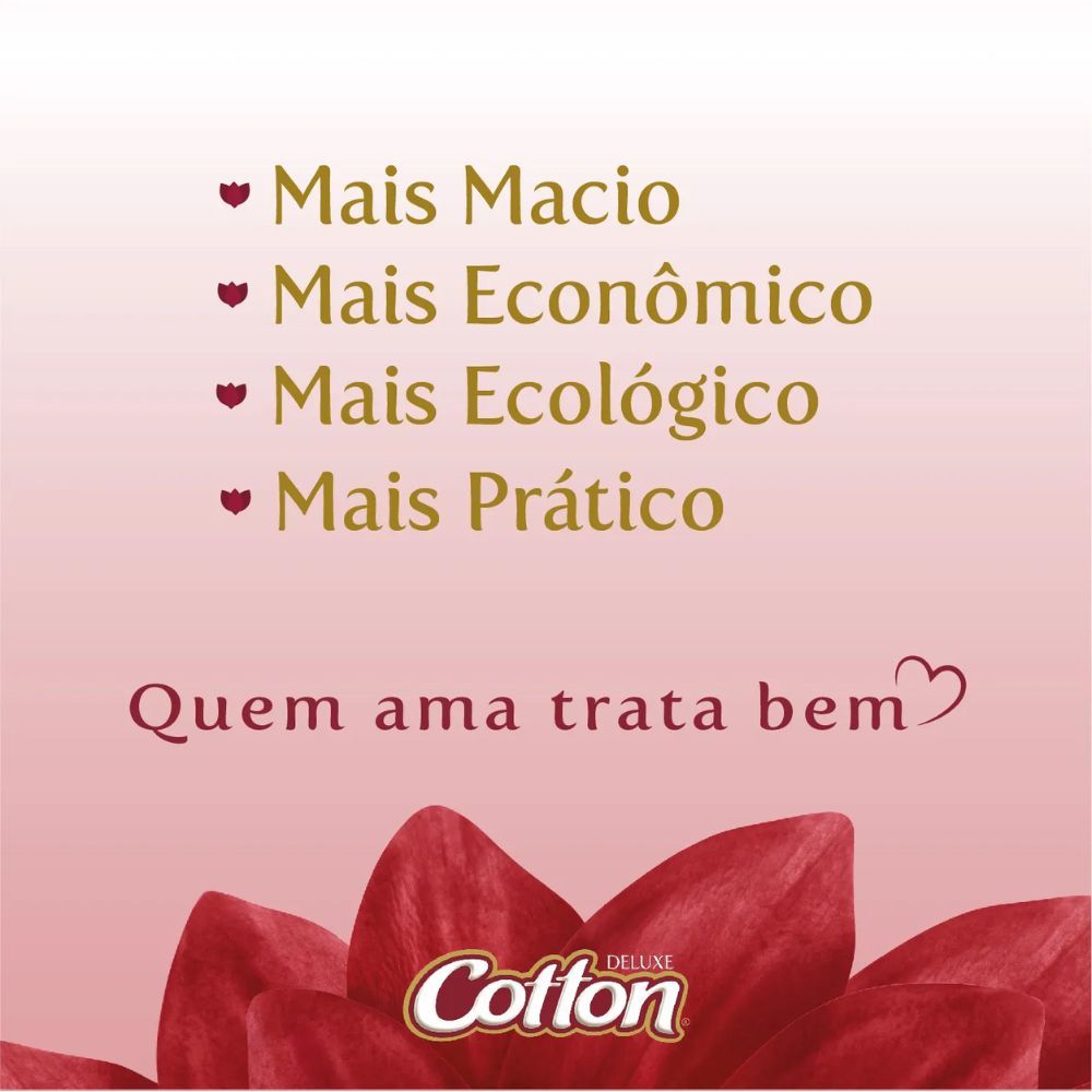 Detalhes do Papel Higiênico Cotton Folha Dupla Leve 12 Pague 11