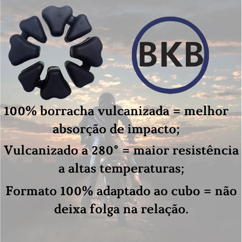 BUCHA DA COROA MT03 2018 A 2024 YZF R3 COXIM KIT 6 PÇS BKB CXM-009