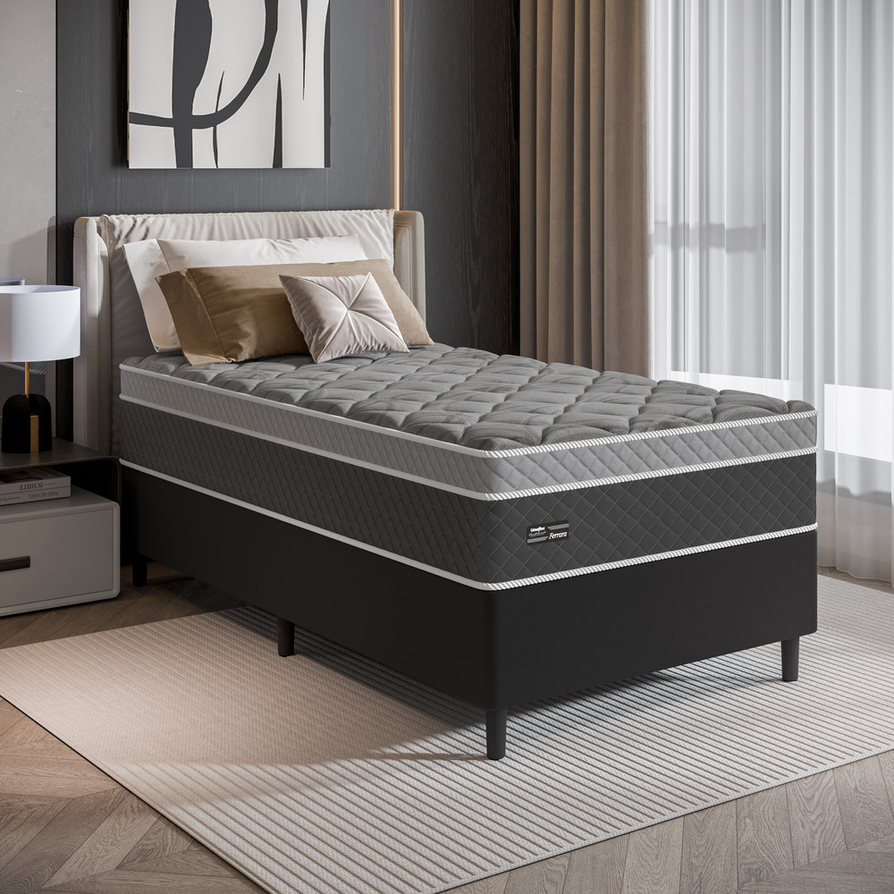 Cama Box Solteiro 88cm Molas Ensacadas Ferrara Umaflex