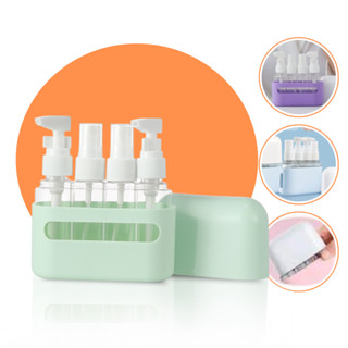 Kit 4 Frascos 50ml Creme Shampoo Viagem Cosméticos Skincare Prático em Oferta na Shopee