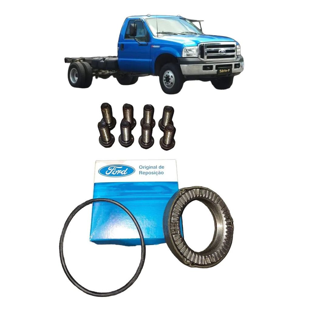 Kit Porca Trava Carcaça Diferencial F4000 Original