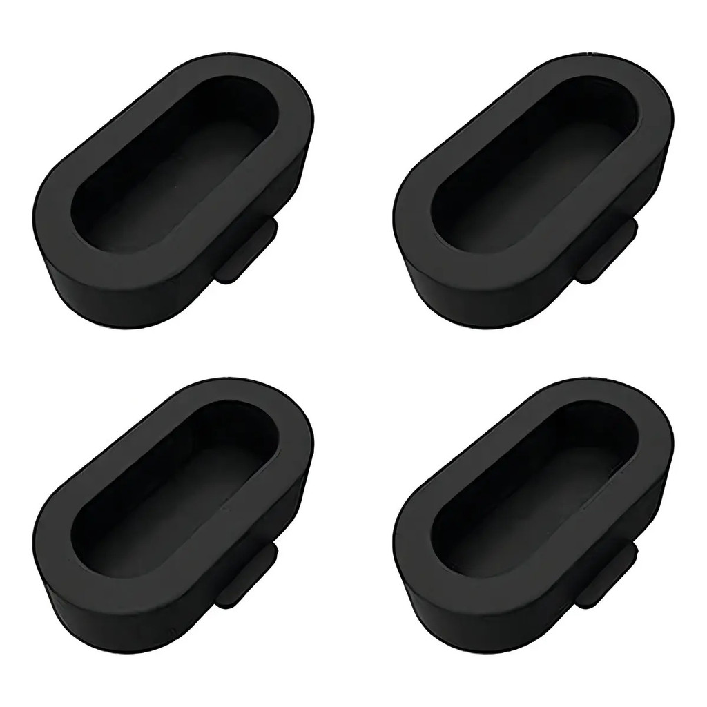 Kit 4 Plugues Protetor Garmin Fenix 8 7 6 5 Forerunner Preto