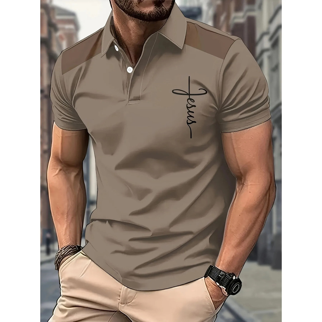 Camisa Polo Masculina De Manga Curta Gola De Golfe Moda Esportes E Lazer Verão Masculino ARFT