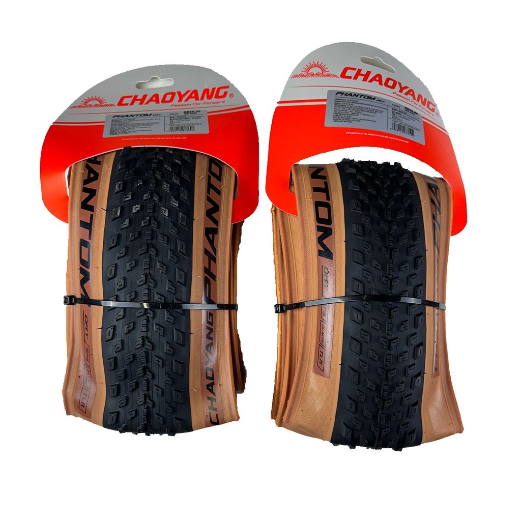Par de Pneu MTB Chaoyang Phantom Dry 29x 2.20/ 2.30 Tbl Bege