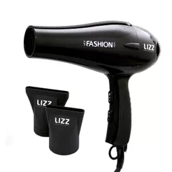 Secador Profissional Fashion Preto (2150W / 2200W) - Lizz Pro