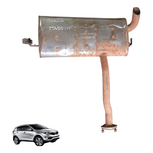 Escapamento Silencioso Kia Sportage 2015 2.0 Automatico