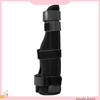 Protetor de dedo de dois dedos, equipado com tala durável, pode aliviar dores nos dedos, equipado com elástico ajustável