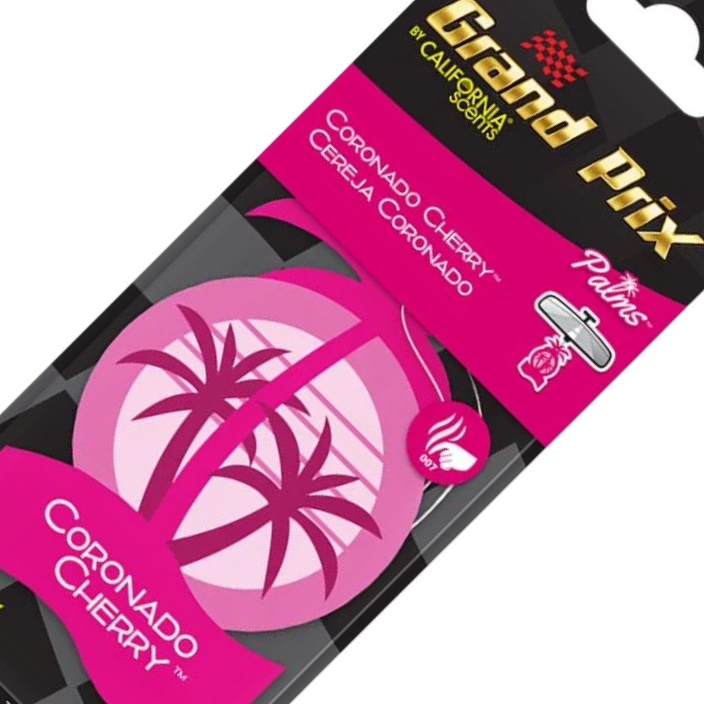 AROMATIZANTE P/ VEÍCULOS CEREJA CORONADO GRAND PRIX