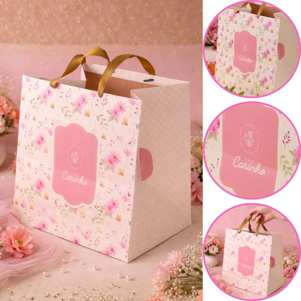 10 SACOLA GRANDE 23X27 CHARMOSA 4129 ( DIA DAS MÃES JANGO 2026 ) OUTLET em Oferta na Shopee