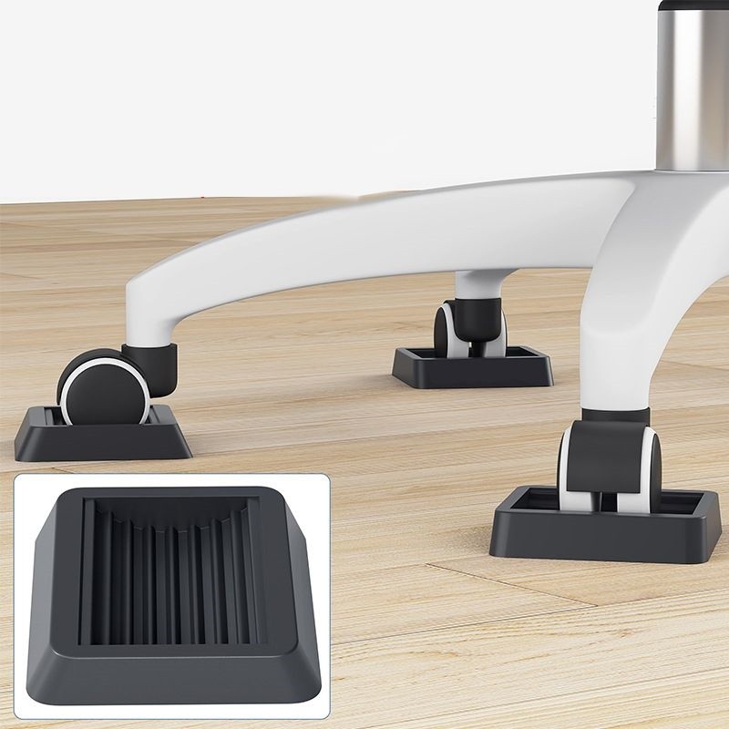 Melhor Vendedor 4 Peças Rolha de Roda de Cadeira de Escritório Copos de Rodízio de Móveis Protetores de Piso de Madeira — R$ 57,50 em Shopee, 64% OFF