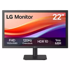Monitor LG 22” FHD 1ms 120Hz Flicker Safe HDMI Dynamic Action Sync - 22U403A-B