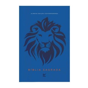 Bíblia AEC - Letra Grande - Capa Azul