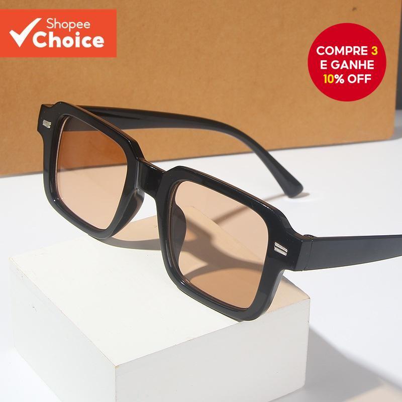 Óculos De Sol Retrô Retangulares De Armação Pequena Proteção UV400 Para Mulheres em Oferta na Shopee