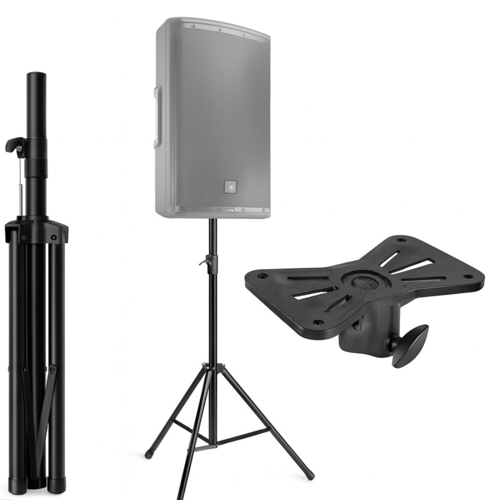Suporte Pedestal Tripé Para Caixa Som Acústica Aúdio Profissional