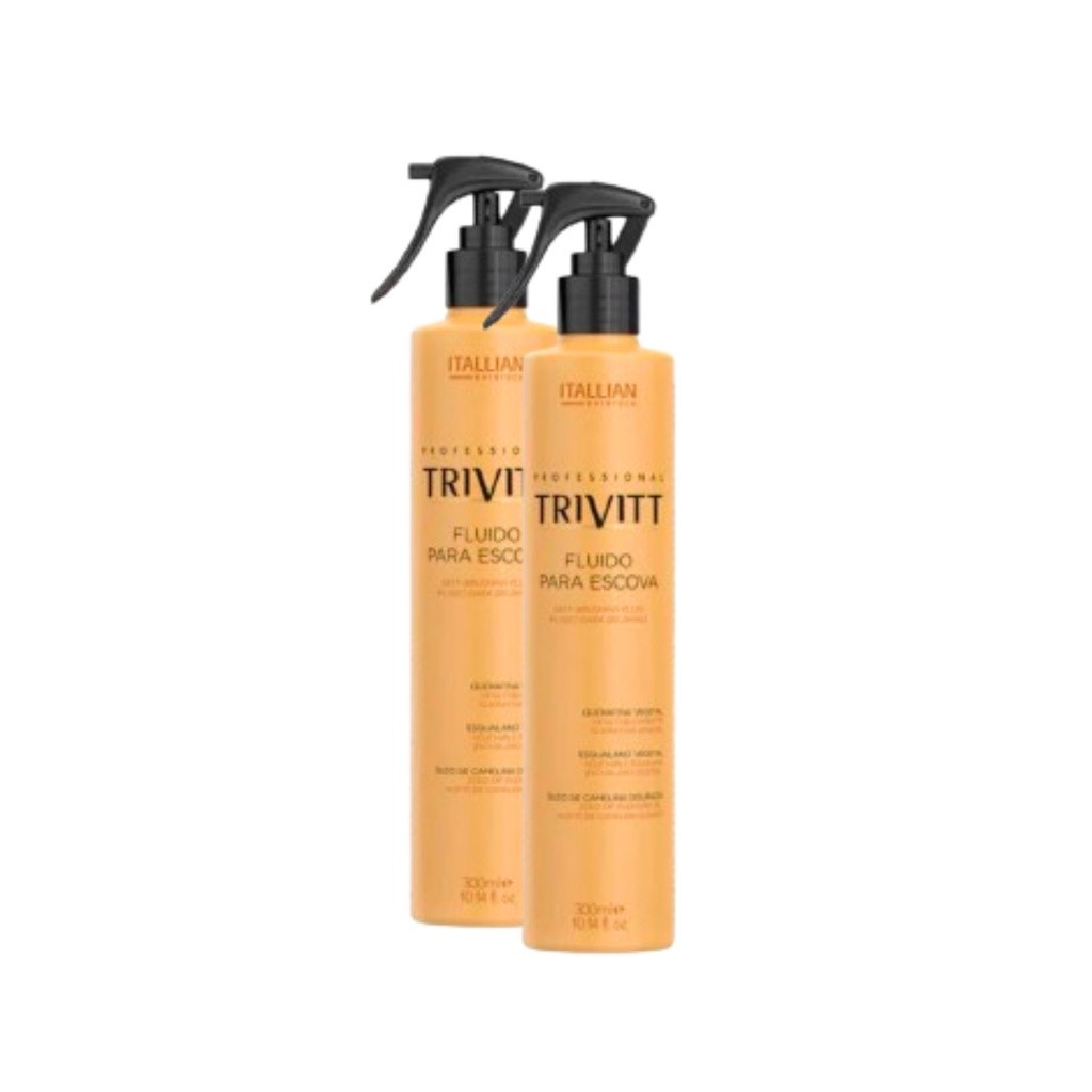 Kit Com 02 Fluido Para Escova 300ml Trivitt