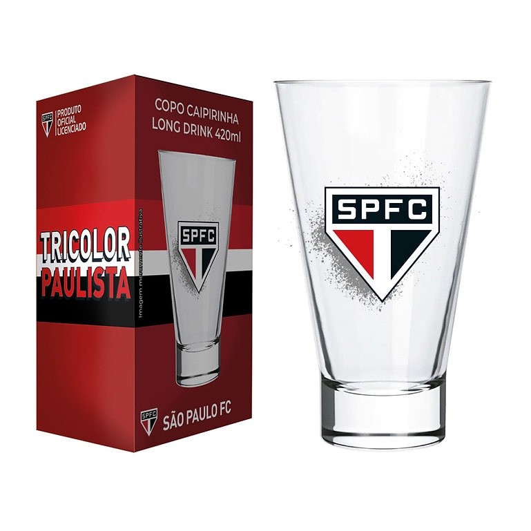 Copo Ilha Bela Caipirinha Long Drink Time São Paulo 420ml