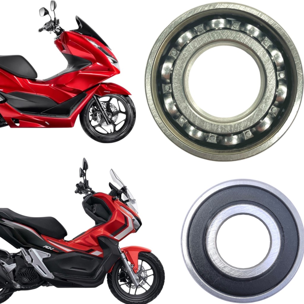 PAR KIT DE ROLAMENTOS DO COMANDO DE VÁLVULAS PARA HONDA PCX / ADV 150 2013 A 2024