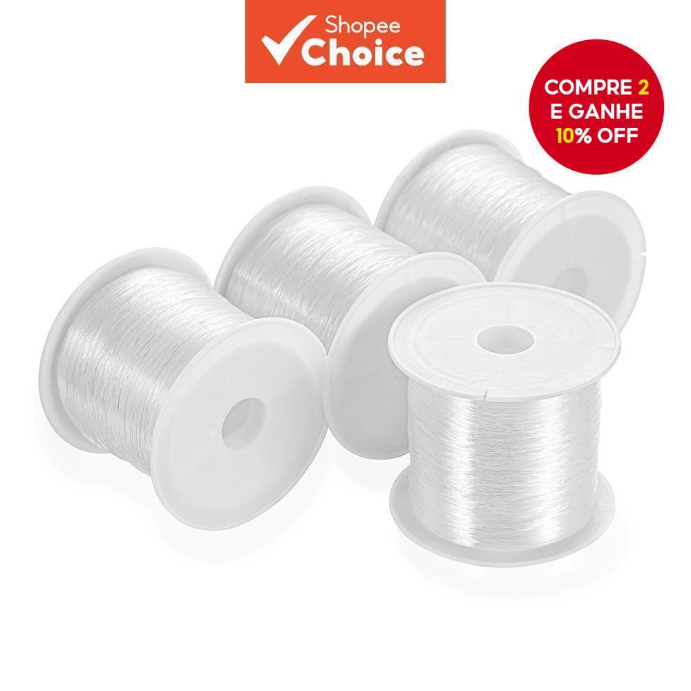 Fio Transparente Sem Elástico Com Contas | Corda De Nylon De Cristal Para Pulseira De Colar DIY , Ideia De Presente De J