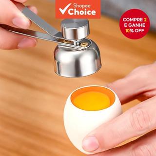 Tesoura De Ovo De Aço Inoxidável Abridor De Cascas Criativo Separador Ferramenta De Cozinha Cru Fervido em Oferta na Shopee