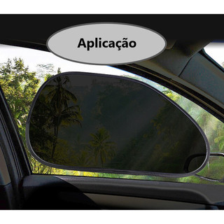 Kit de 2 pçs Protetor Solar para Carro por Adsorção Eletrostática Tapa Sol Automotivo