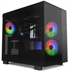 Gabinete Gamer Montech King 65 Pro, Mid Tower, ATX, Black, Sem Fonte, Com 3 Fans ARGB, Preto