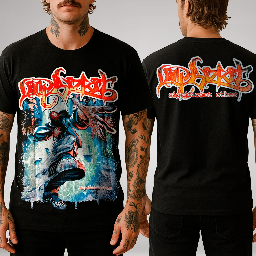[Camiseta Premium em Algodão Puro]GXG Camiseta Limp Bizkit - Significant Other - Brutal Wear