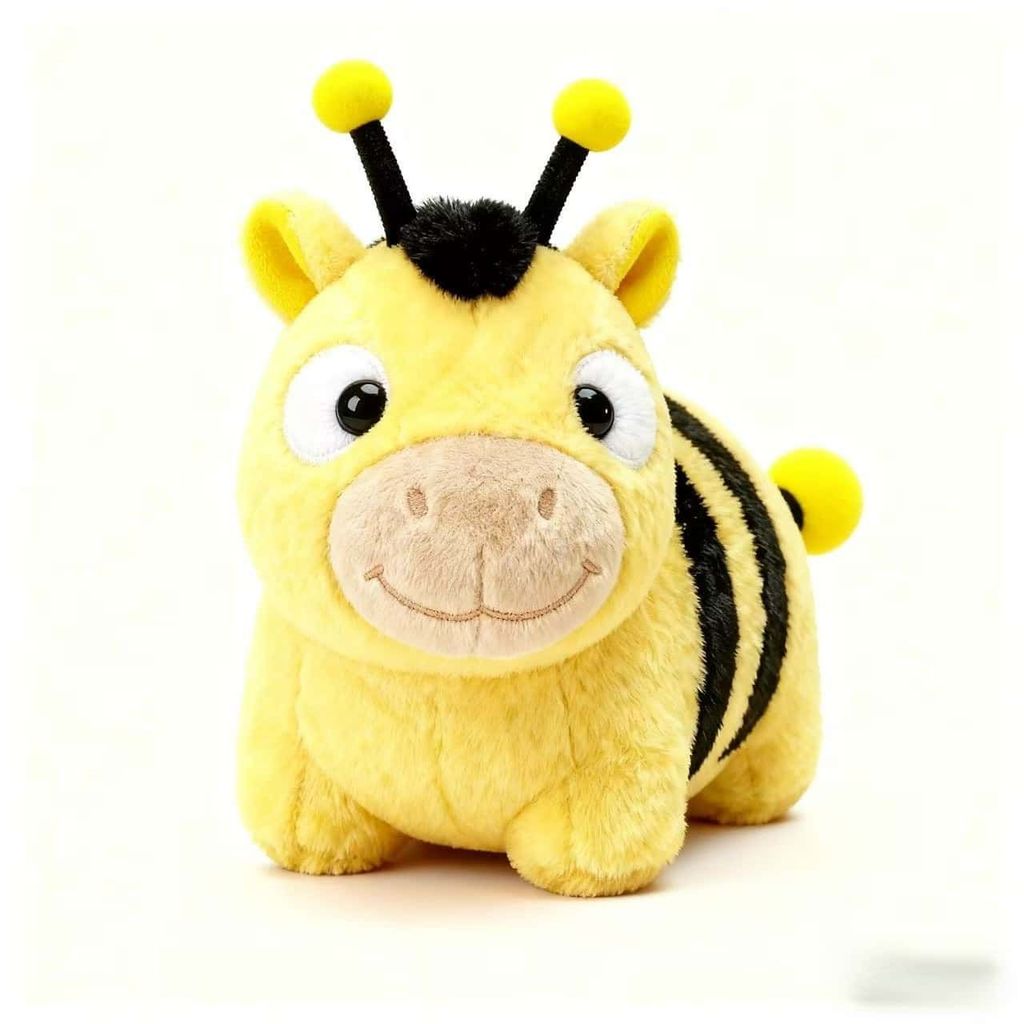 Ano do cavalo mascote ano novo chinês abelha cavalo Super bonito pingente de pelúcia presente de ano novo boneca dos des