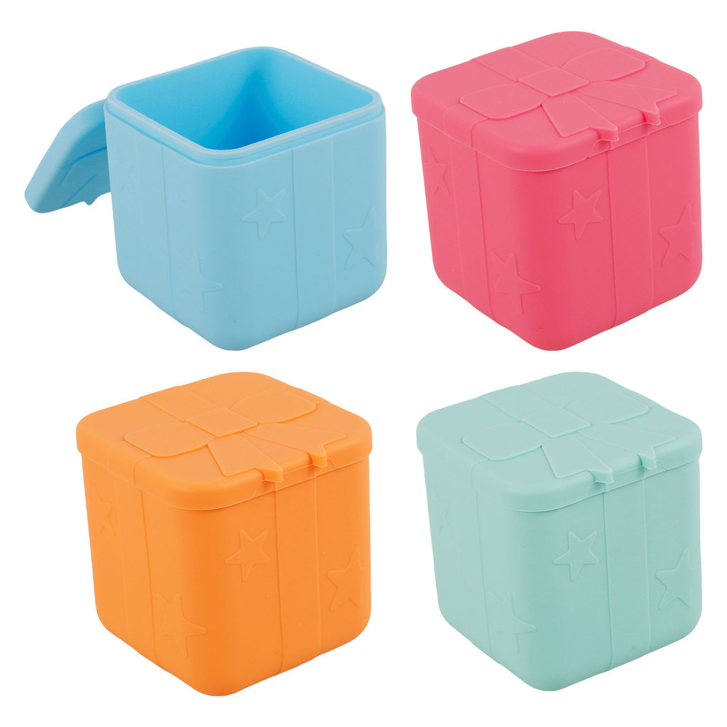 4 Pçs Recipientes De Mergulho 4oz Recipiente De Molho De Salada De Silicone Com Tampas À Prova De Vazamento Portátil Lan