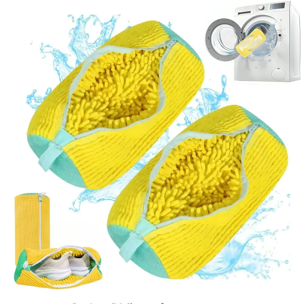 Kit 2 Saco De Lavagem Para Tênis Sapatos Reutilizável Com Zíper Reforçado Máquina De Lavar Tippi em Oferta na Shopee