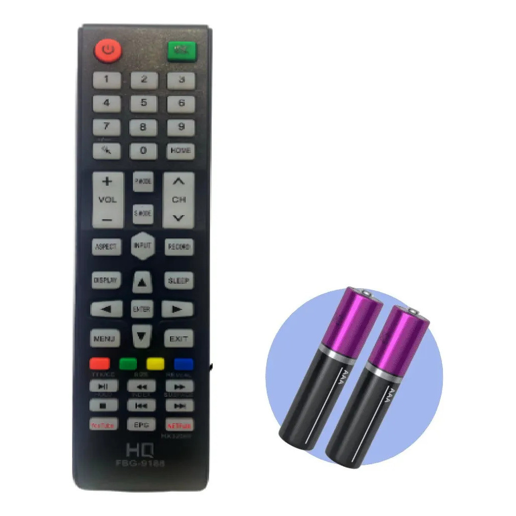 Controle Remoto Compatível C/ Smart Led Hq Modelo Fbg-9188